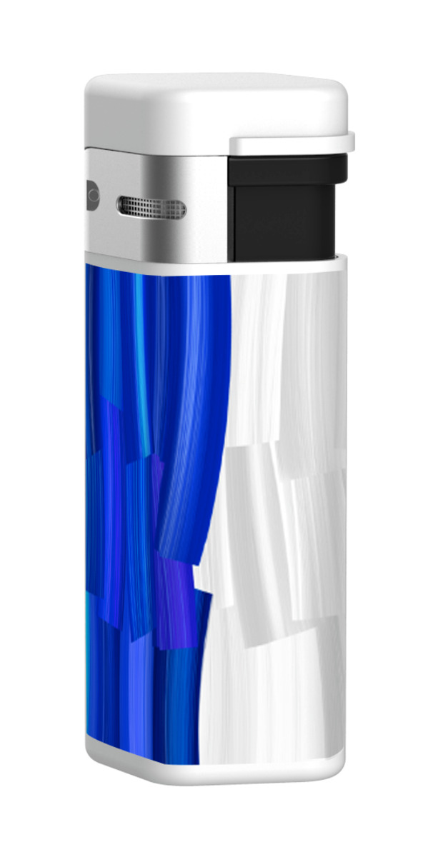 Triple Torch Lighter, Art by Charlie Turano III, One Nation Series, France Flag