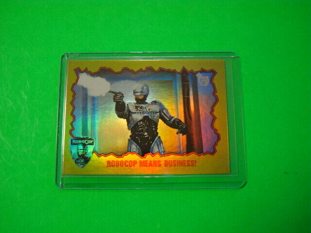 2013 TOPPS 75TH ANNIVERSARY 1990 “ROBO COP II” PARALLEL FOIL CARD #95 NEW