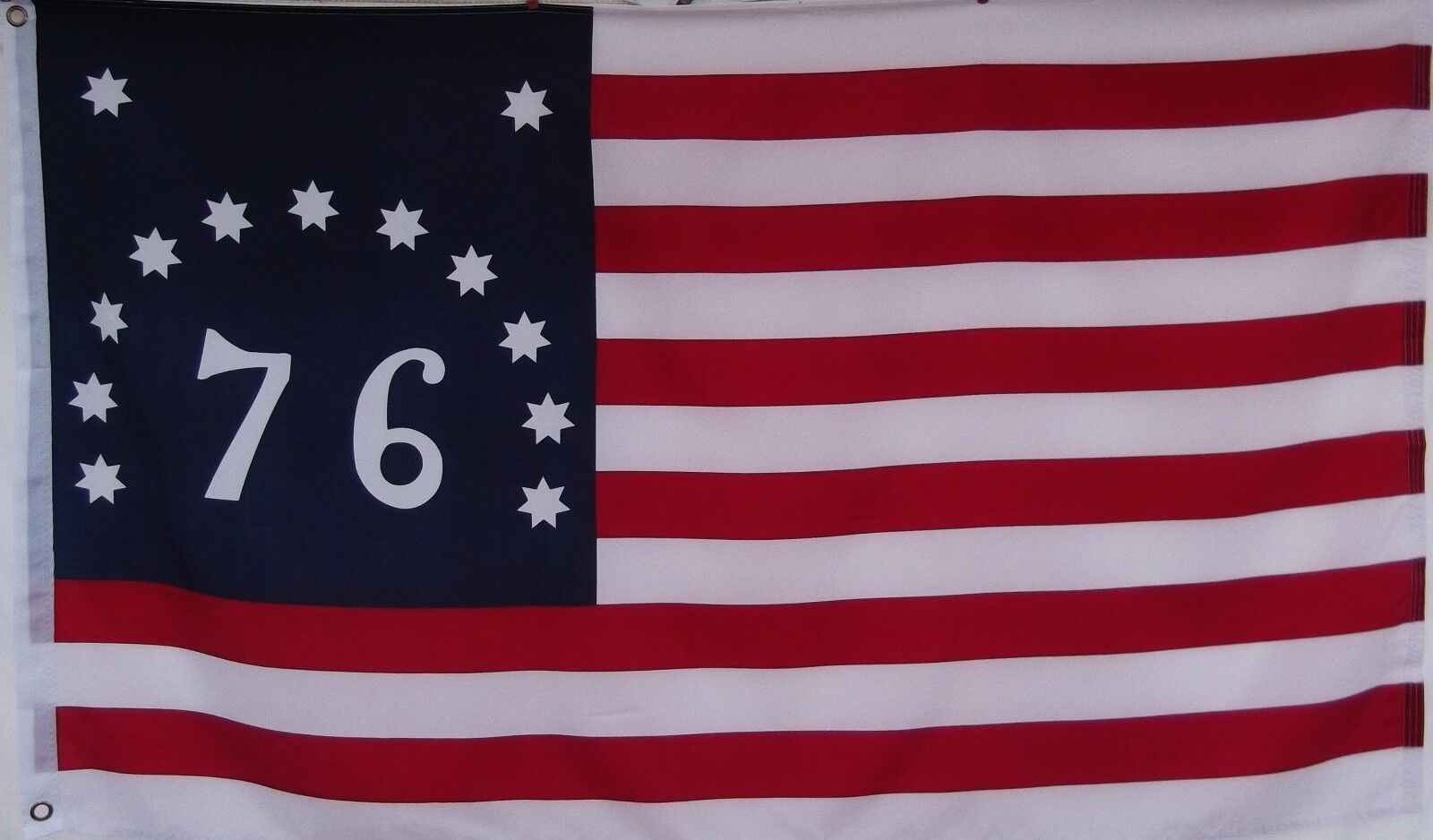 BENNINGTON 76 PATRIOTIC USA HISTORICAL FLAG - 1776 - AMERICAN REVOLUTION