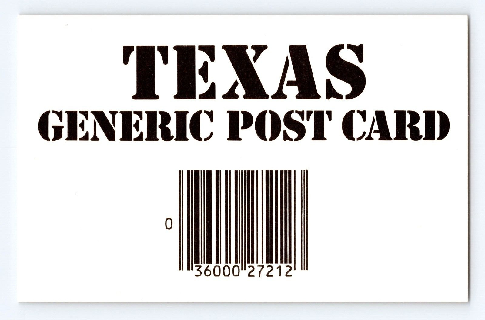 Old Postcard Greetings Texas Generic Card Humor Big as TX
