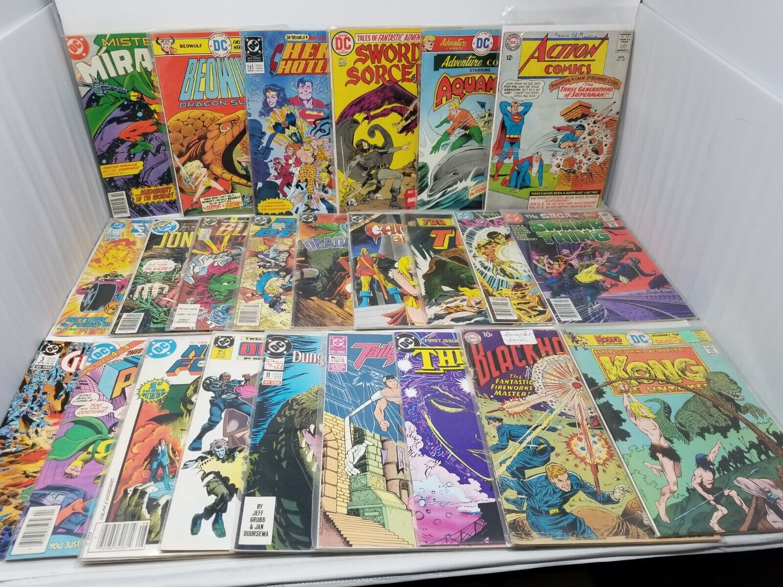 VINTAGE DC Comic Book Lot 25+ Random Comics