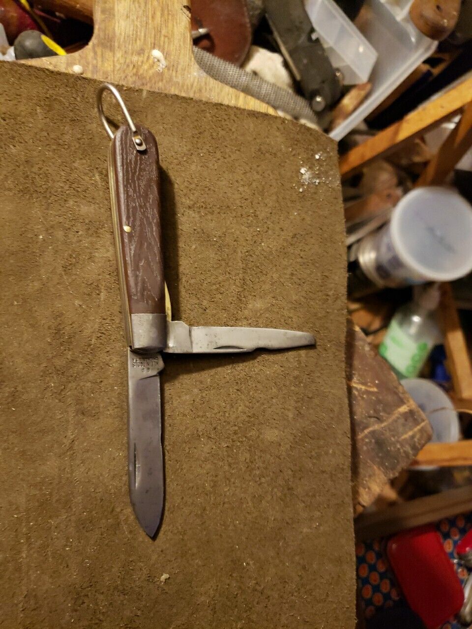 Vintage Klein Tool Chicago-2 Blade Electricians Pocket Knife
