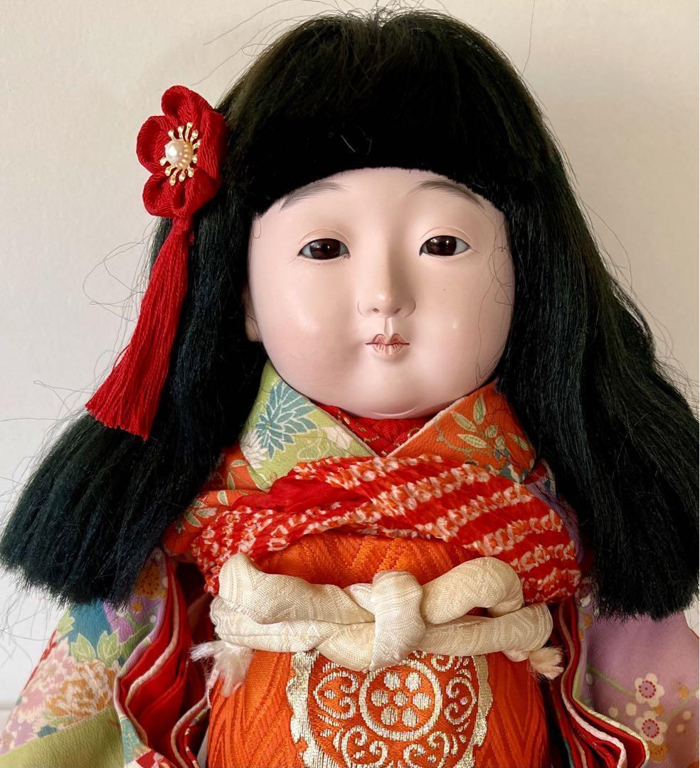 36cm (14.17”) Ichimatsu Dolls Japanese Kimono Kids Doll Antiques Vintage R9537