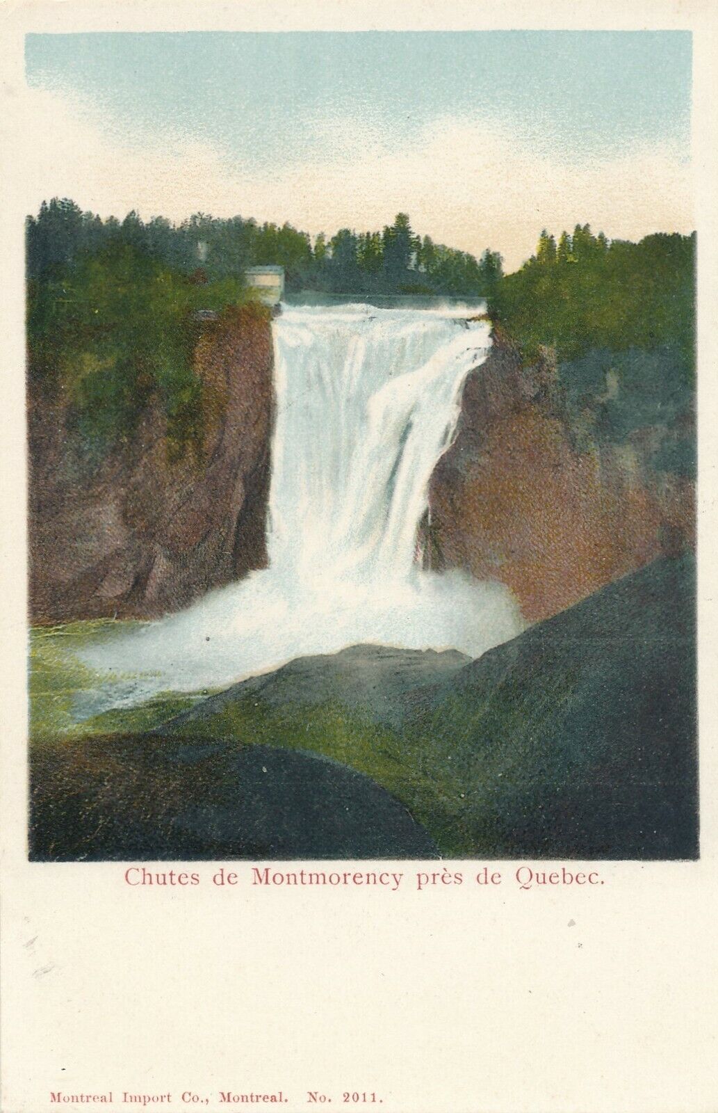 QUEBEC QC – Chutes de Montmorency Pres de Quebec - udb (pre 1908)