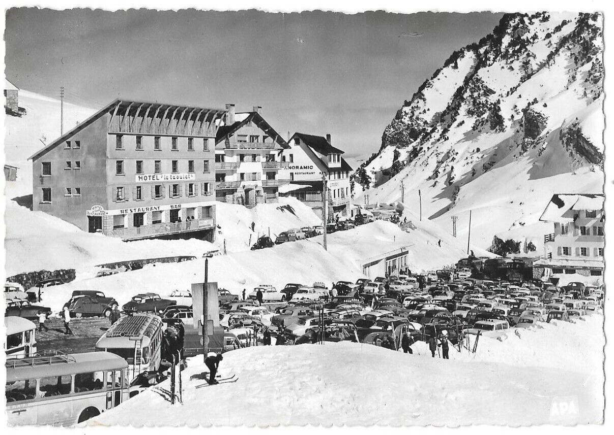  LA MONGIE Hautes Pyrénées Hotel Le Taoulet 1800m CPSM Laceé Written ~1960 