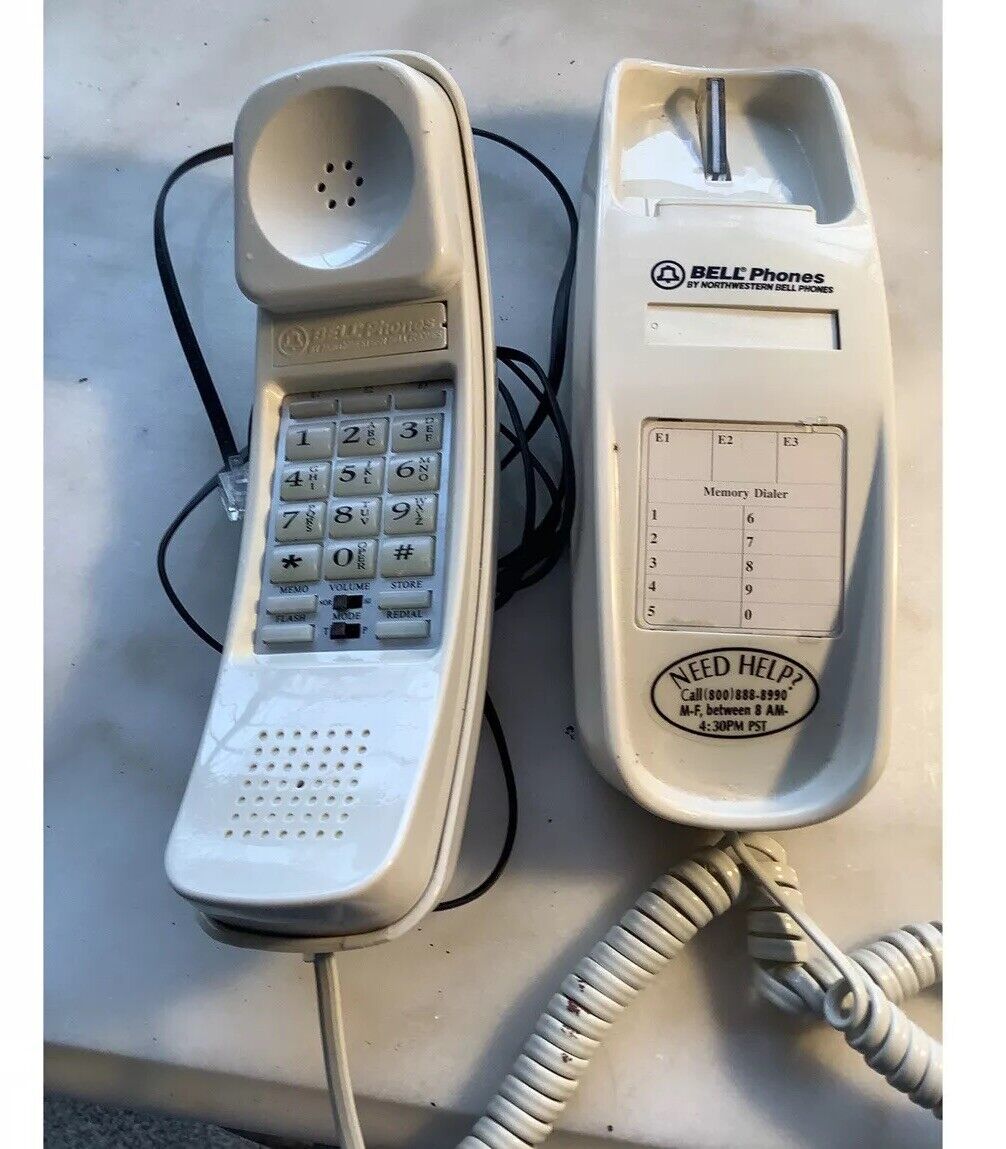 Bell Telephone classic white Vintage slimline