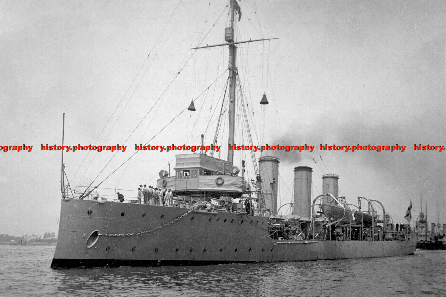 F003344 HMS Foresight British light cruiser Forward class 1908