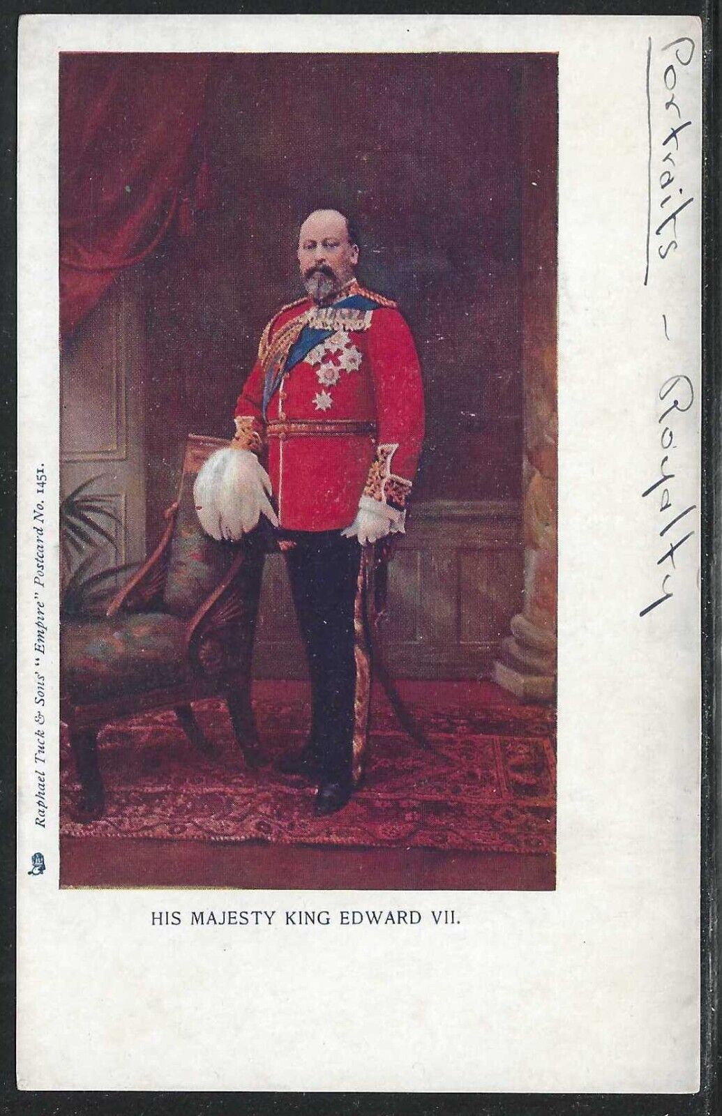 His Majesty King Edward VII of Great Britain, Circa 1901 Postcard