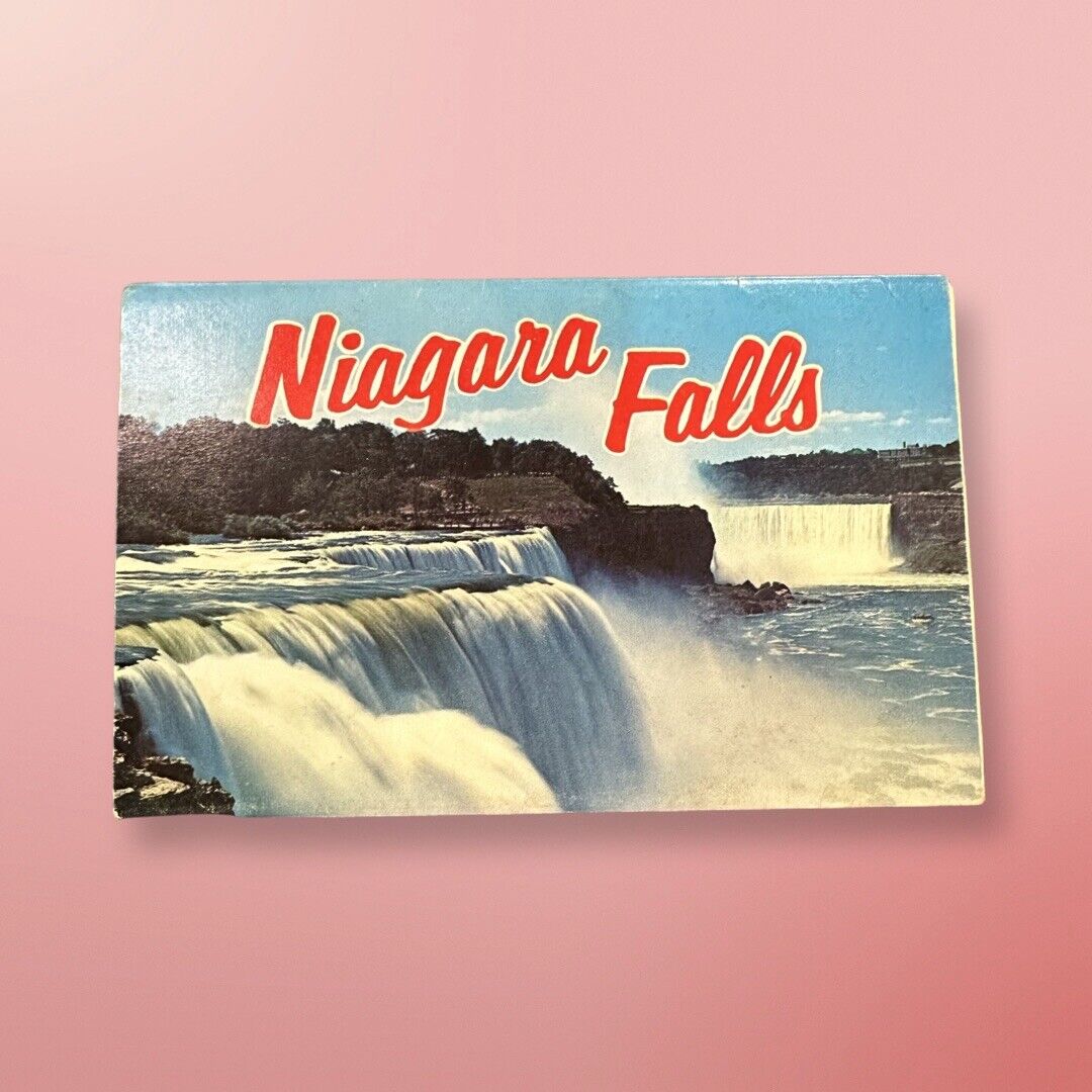 Vintage 1965 Postcard Souvenir Folder- Niagra Falls