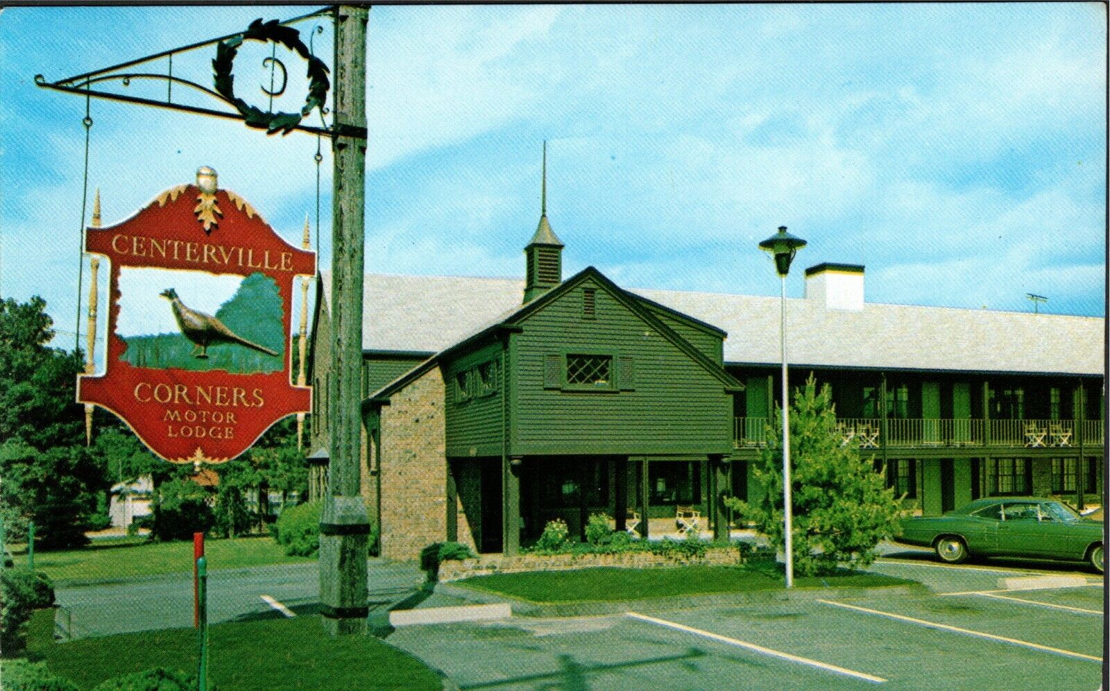 Centerville Corners Motor Lodge, Centerville, MA, Vintage Chrome Postcard UNP