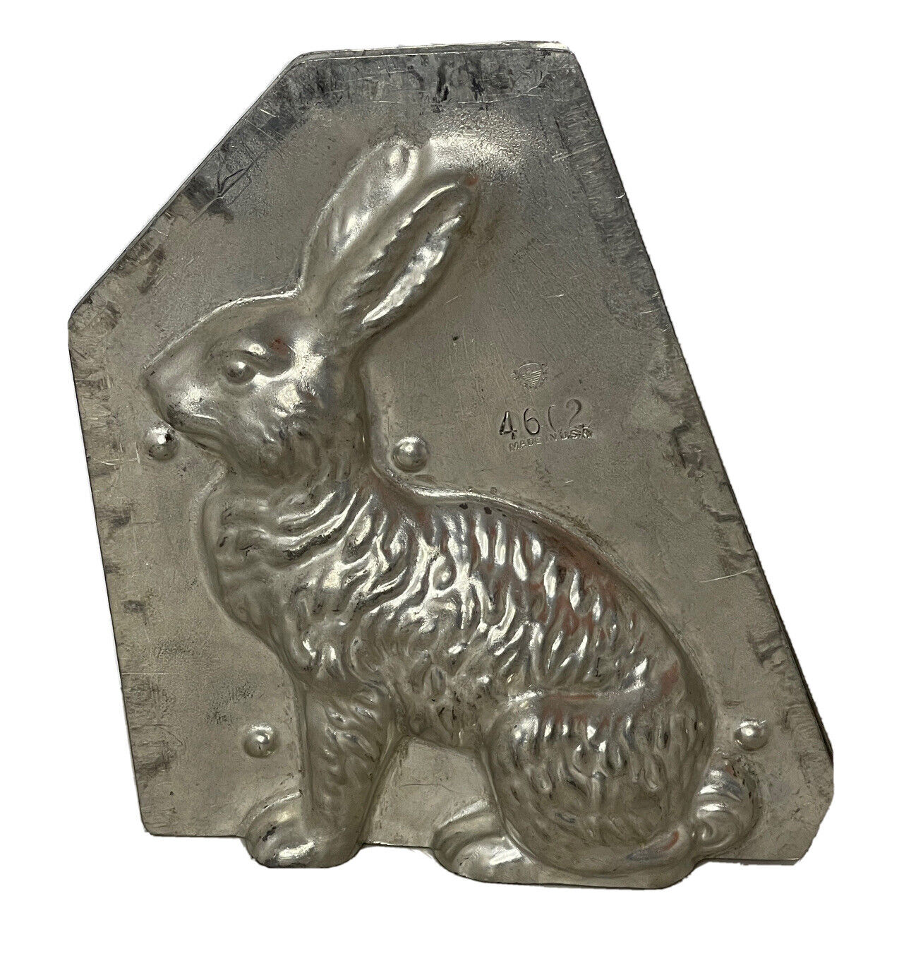 Eppelsheimer 4602 Metal Candy Mold VTG 1960s Chocolate Hare Rabbit Bunny 7.5\