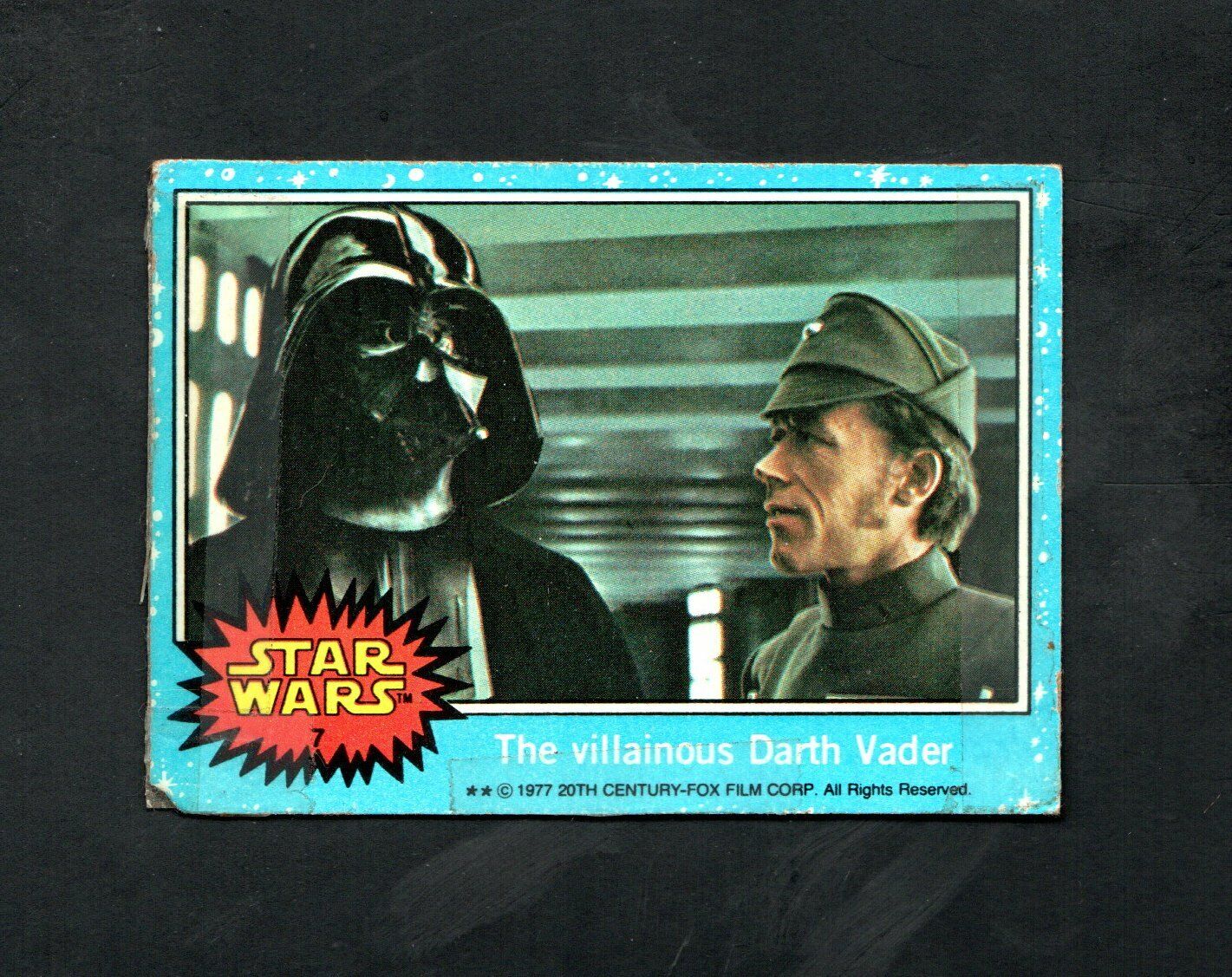 1977 Topps Star Wars #7 ~ The Villainous DARTH VADER RC ~~ LOOK  