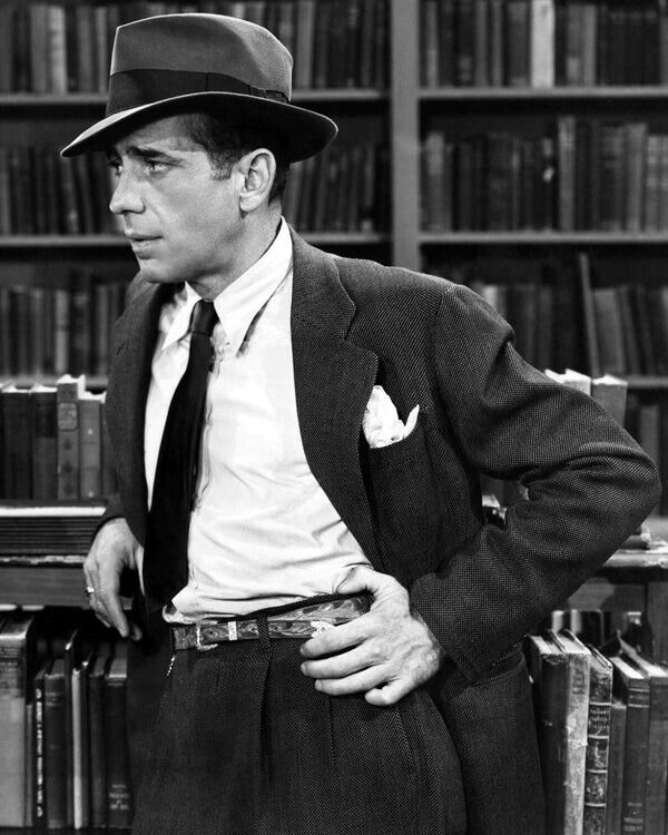 The Big Sleep 1946 Humphrey Bogart Phillip Marlowe Iconic Fedora 8x10 Photo