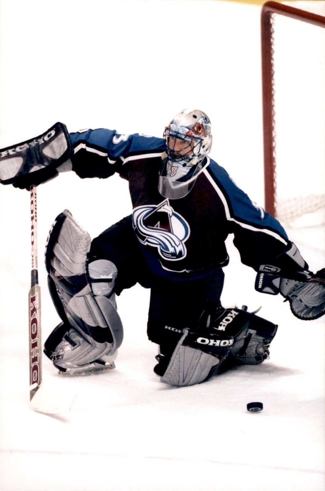 PF43 Original Photo PATRICK ROY 2001 COLORADO AVALANCHE NHL ICE HOCKEY GOALIE
