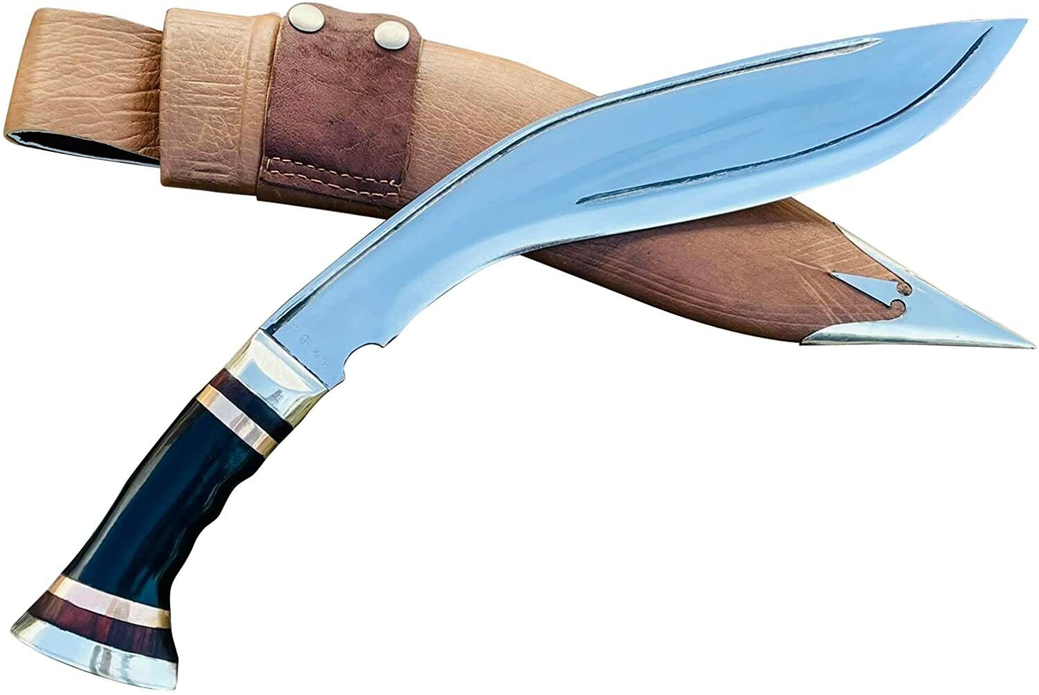 EGKH - 13” Blade 2 fullers Modify Best Khukuri - Hand forge Traditional Kukri