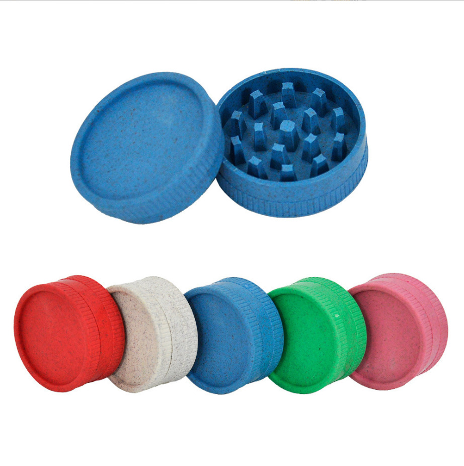 2 Inches 2 Piece Bio Degradable Spice Dry Herb Grinder (4 Grinders Included)