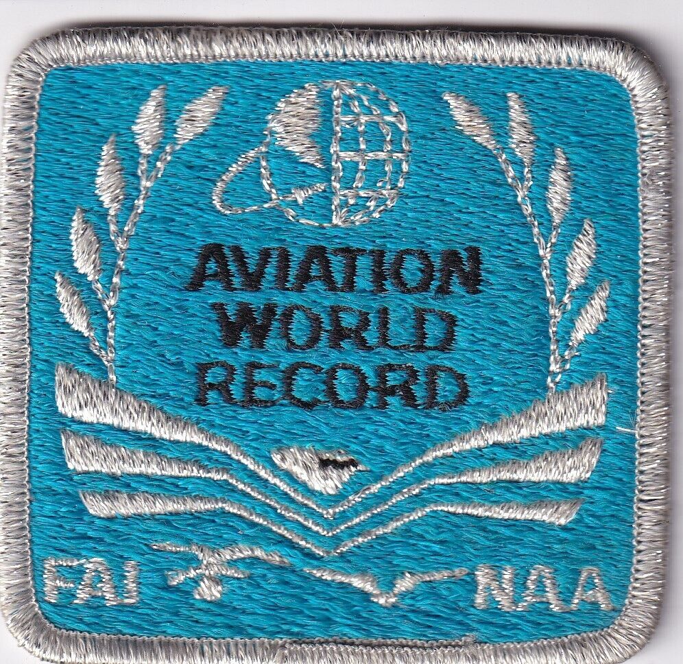 Aviation World Record Patch