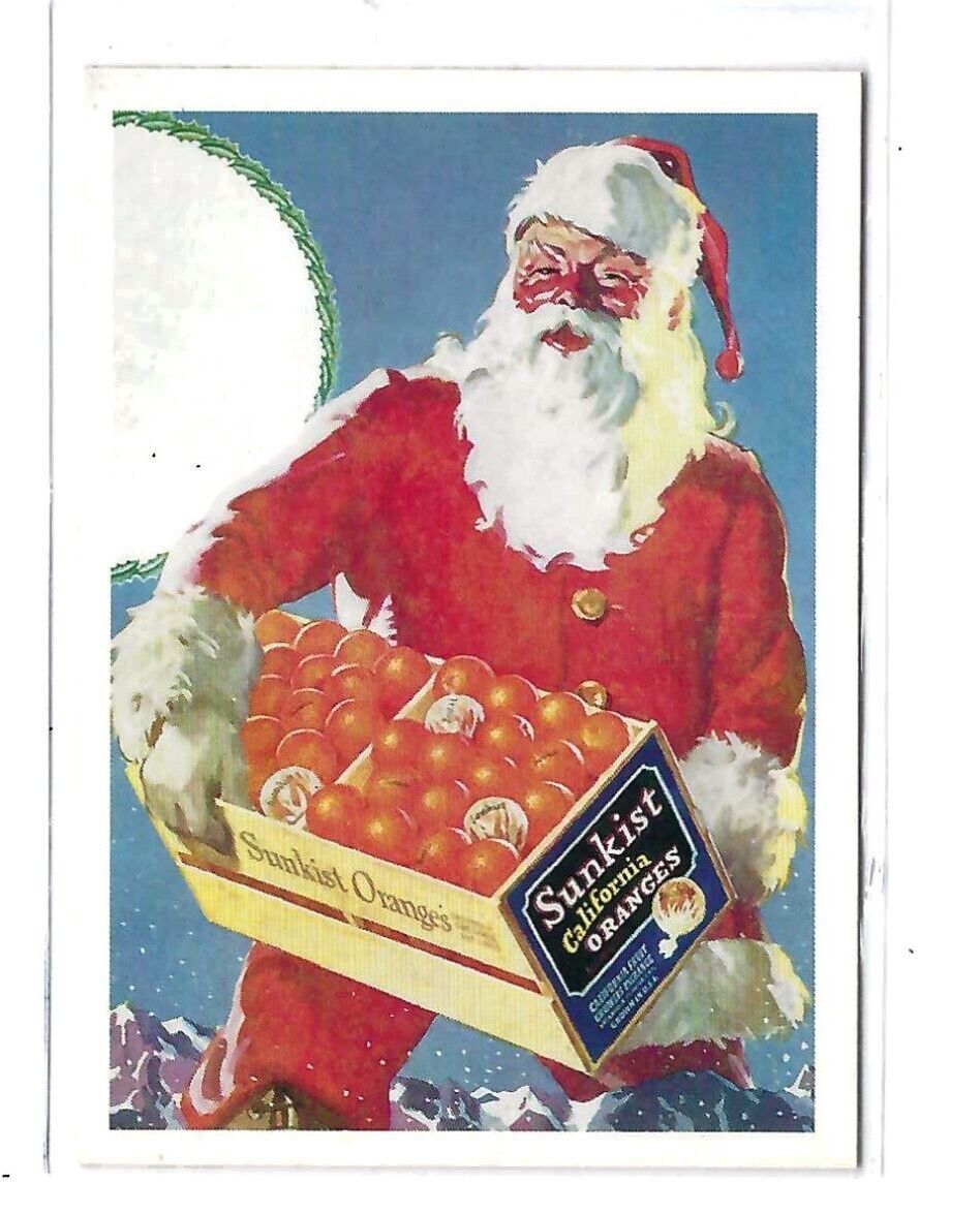Santa Claus Nostalgic Art Collection Ad Jan. 1936