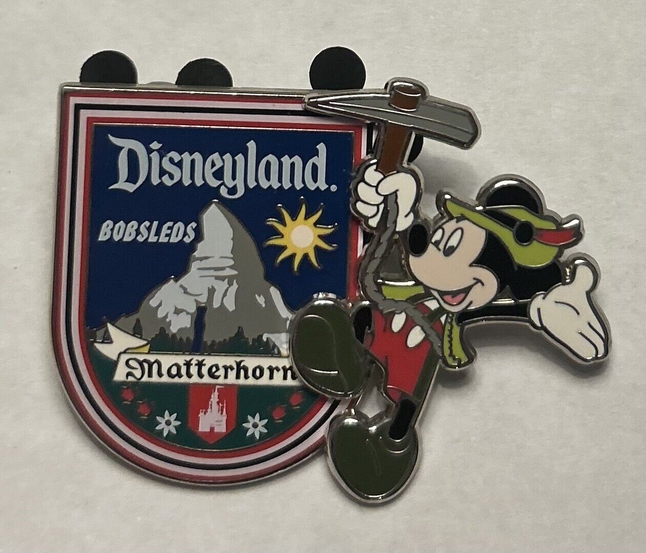 Disneyland - Matterhorn Bobsleds - Mickey Mouse 3D Pin