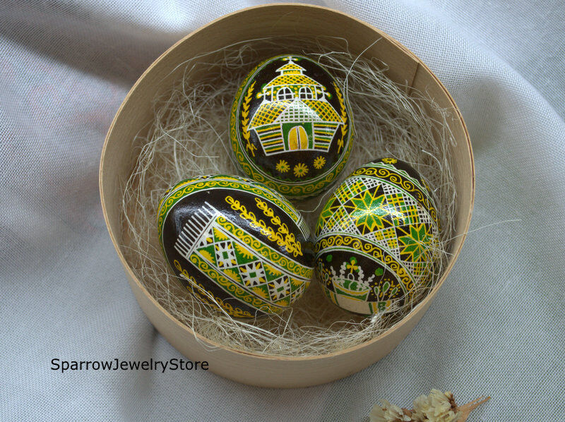 Easter eggs Easter ornaments Easter decor Ukraine Pysanka Easter gift for kids