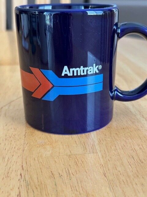 VINTAGE AMTRAK & REDBLOCK Coffee Cup from the MID 1990s NEW RARE