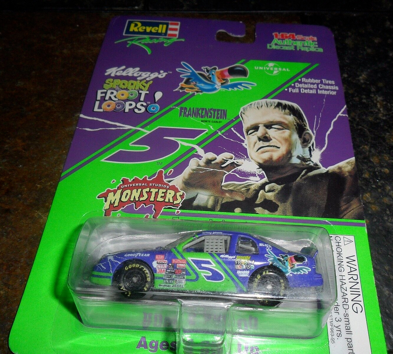 MINT Revell 1/64 Diecast Toy Nascar Car Terry Labonte #5 Frankenstein Kelloggs