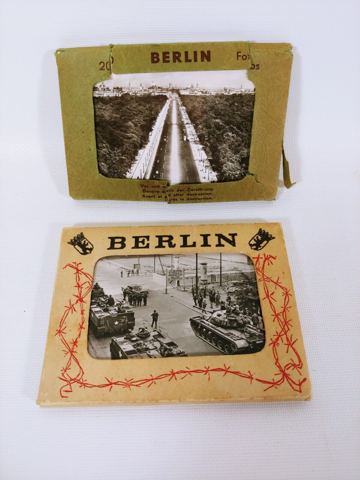 Vintage B&W Photographs WW2 Pre-During-Post, Berlin Germany 35x Mini Photos 2x3