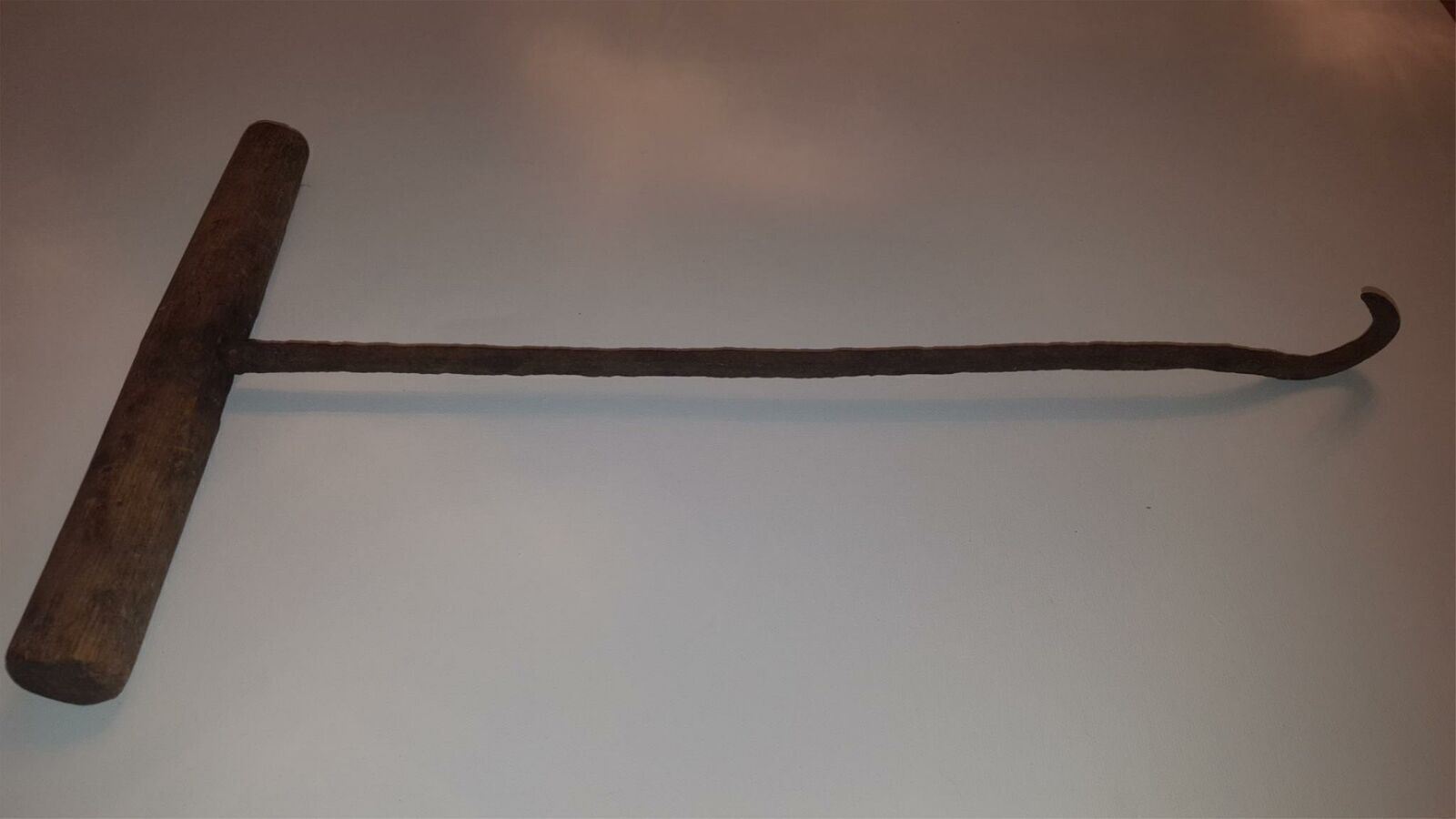 Antique Rustic Wall Hanging Primitive Farming Hay Meat Ice Bailing Hook