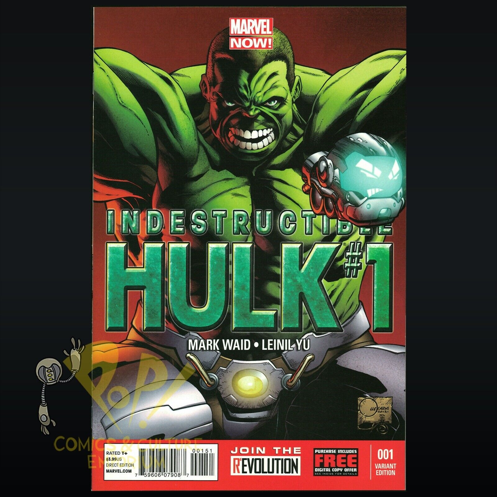 Marvel Comics INDESTRUCTIBLE HULK #1 Quesada 1:100 Variant NM