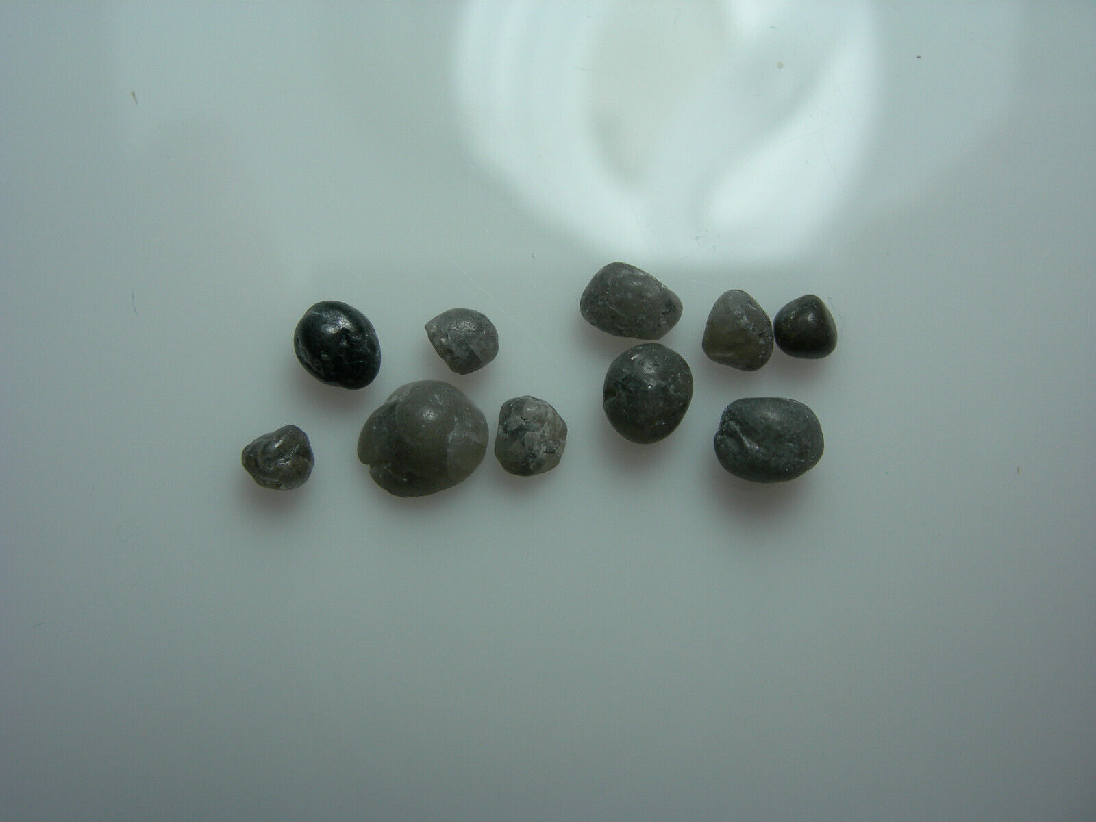 10 pcs Rough Diamond Bort gray DRC Congo Africa raw uncut Natural Genuine grey