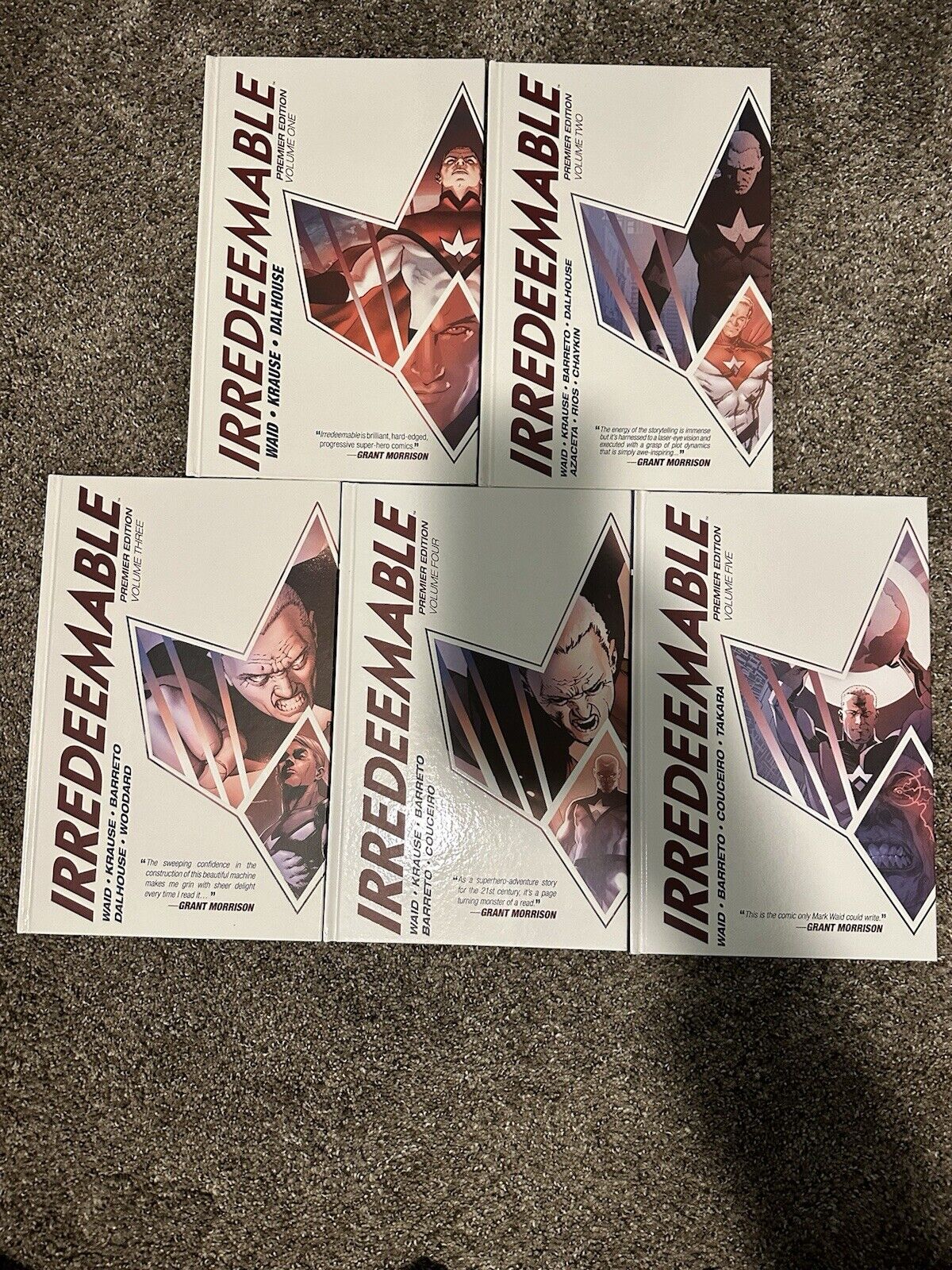 IRREDEEMABLE Premier Edition HC Vol 1 2 3 4 5  Deluxe Mark Waid Hardcover Boom