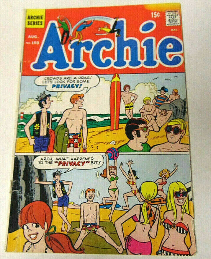 Archie #193 VG 1969 Archie Comics 