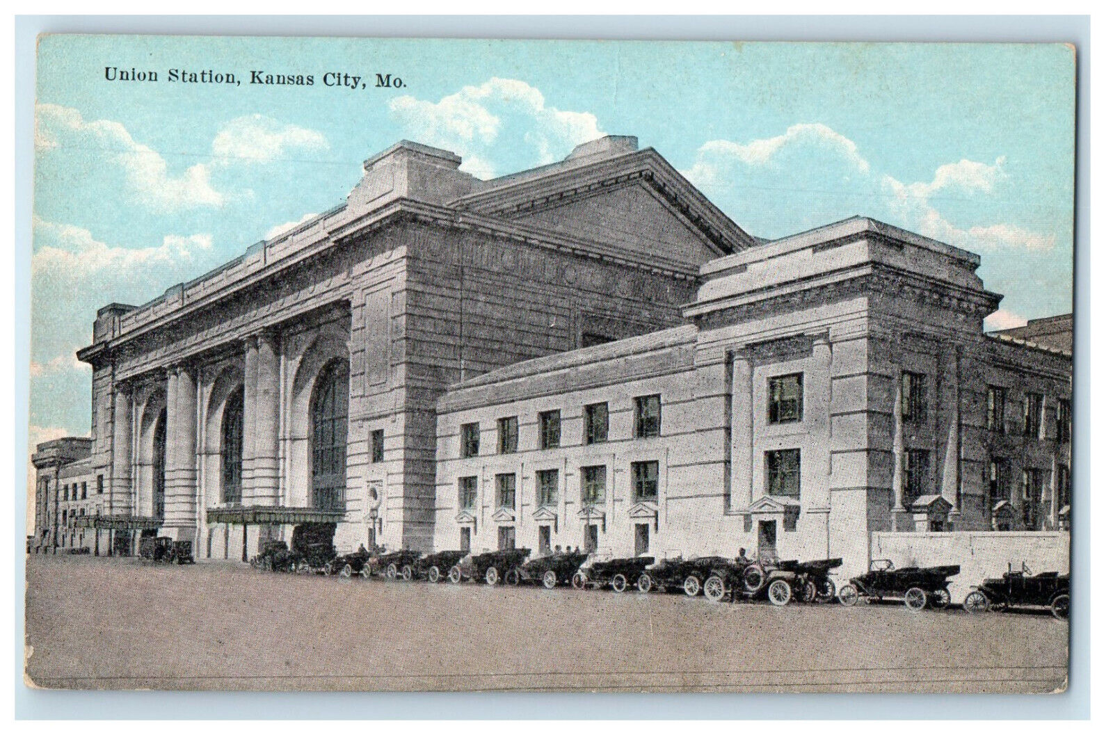 c1920s Union Station Kansas City Missouri MO Unposted Max Bernstein Postcard