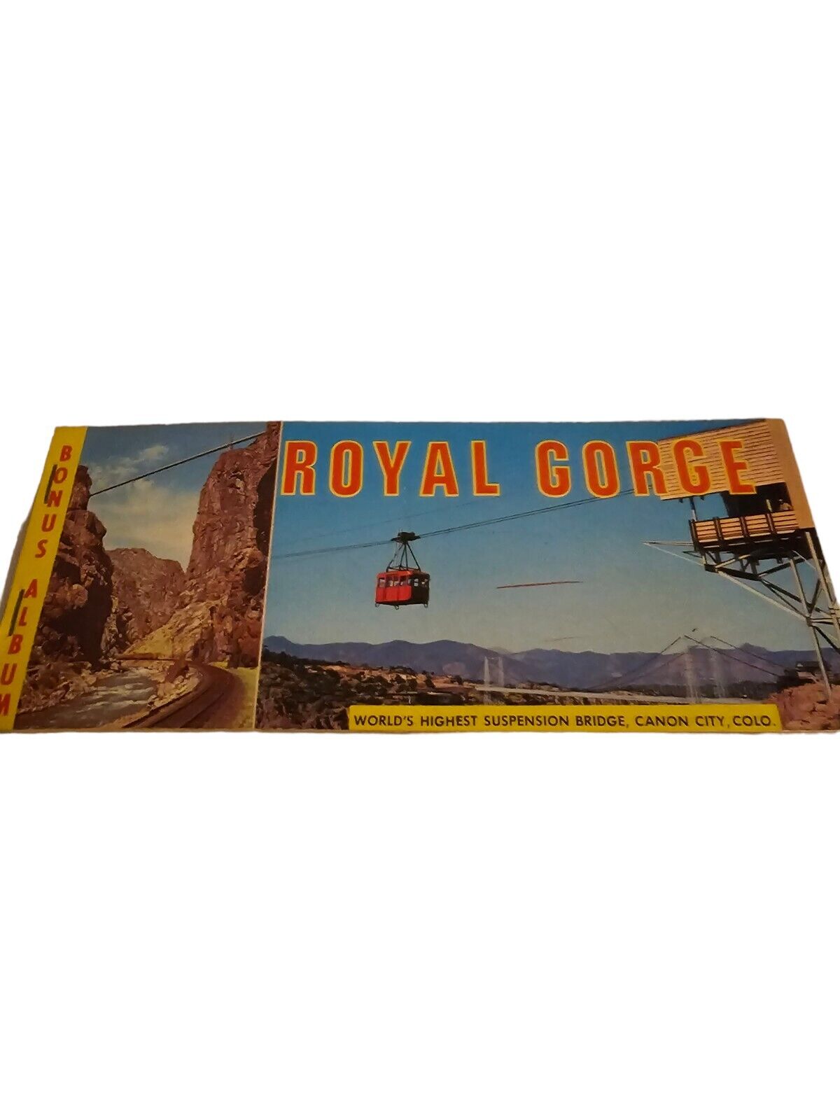 Vintage Postcard Book: Royal Gorge Colorado, and World\'s Highest Suspension...