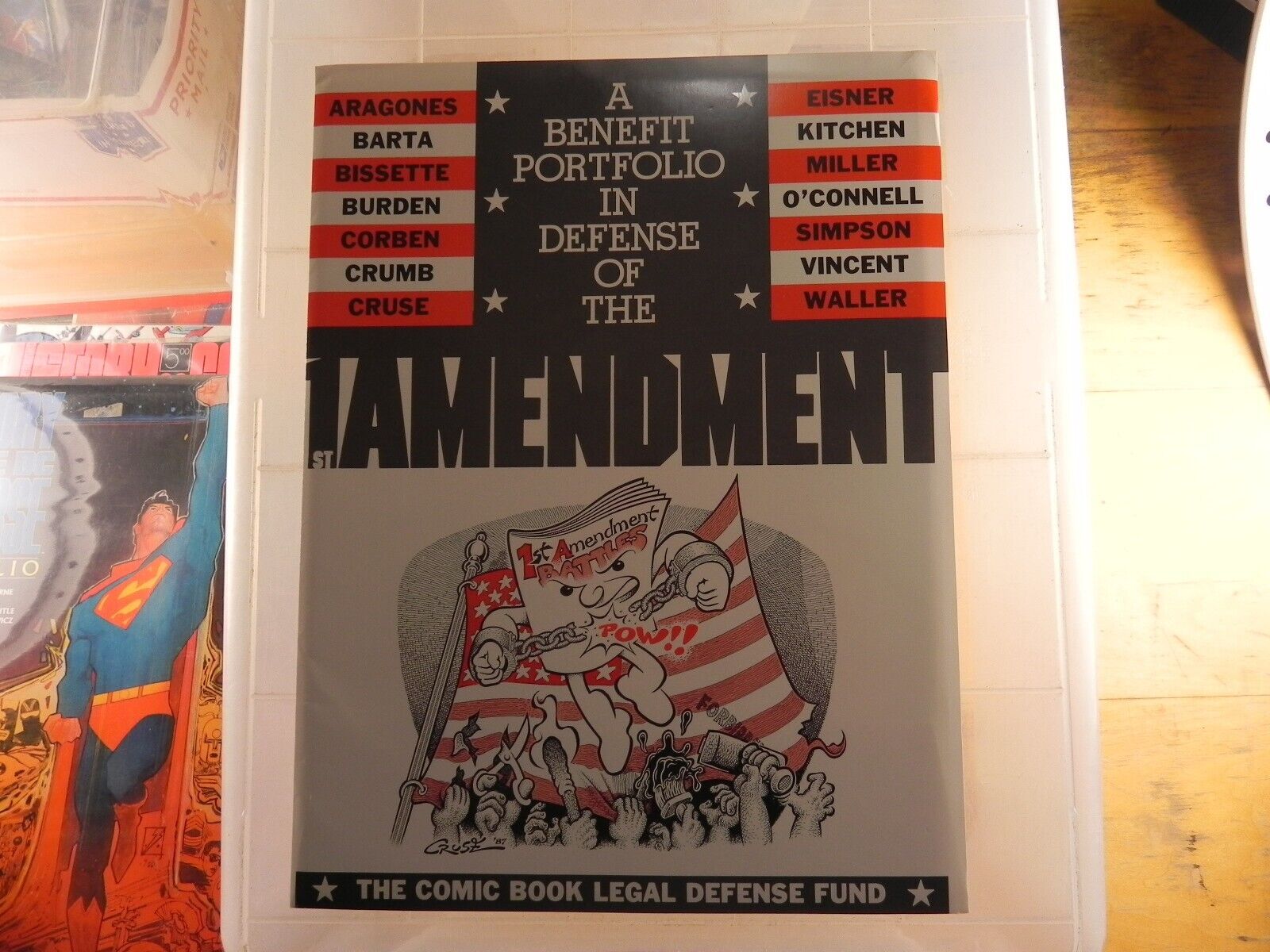 1987 Benefit Portfolio in Defense of the 1st Amendment numbered 399/1500