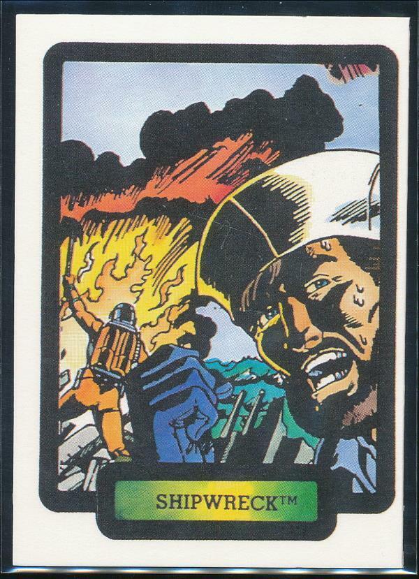 1987 GI Joe Files Trading Card #31 Shipwreck