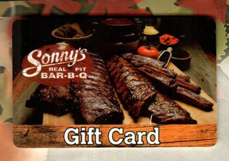 SONNY\'S REAL PIT BAR-B-Q Ribs, Collectible Gift Card ( $0 )