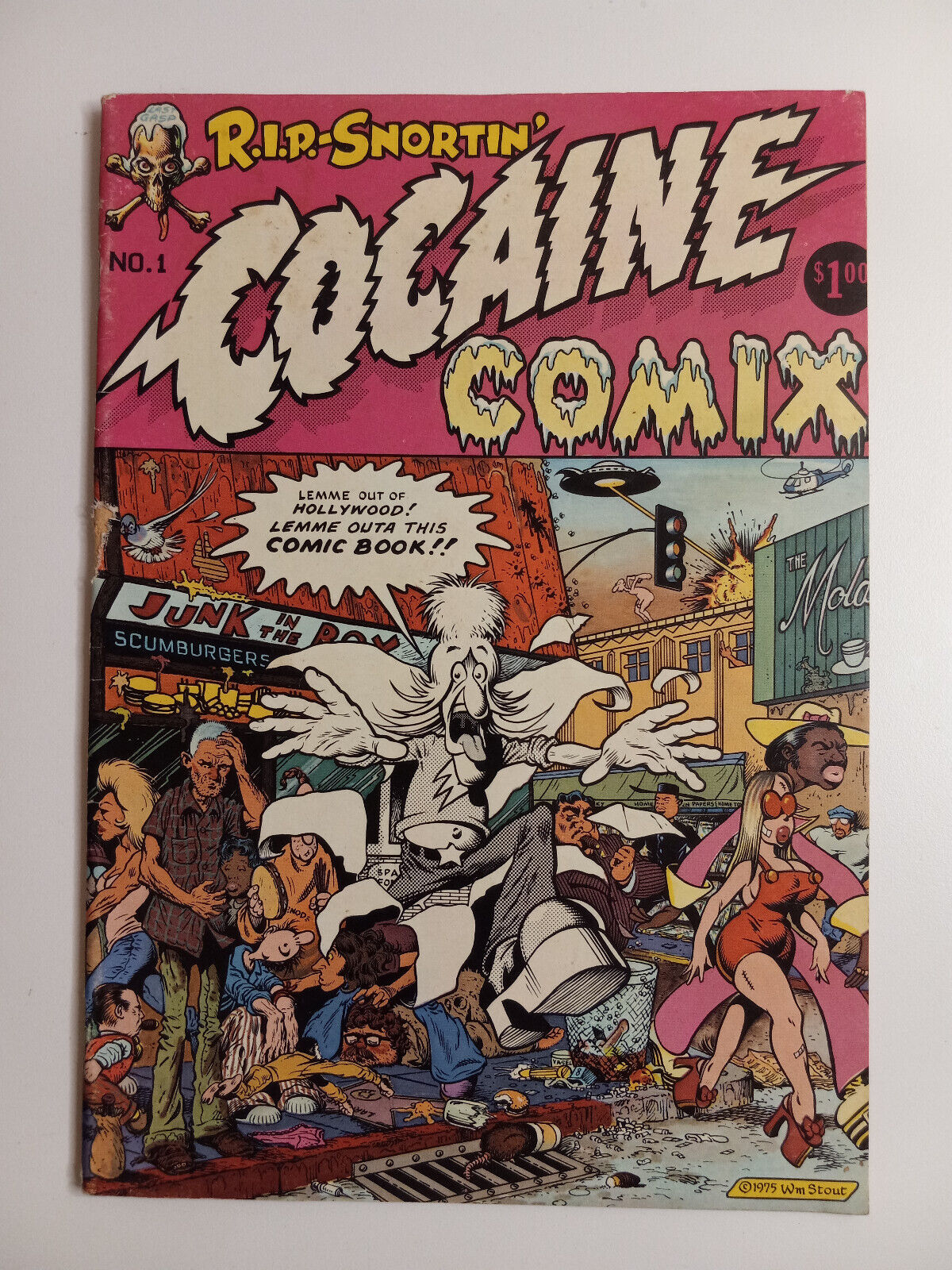 R.I.P. Snortin\' Cocaine Comix Number 1 - Last Gasp Publishing 1975