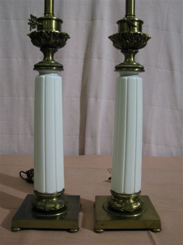 Pair Stiffel Classical/Regency-Style Lamps