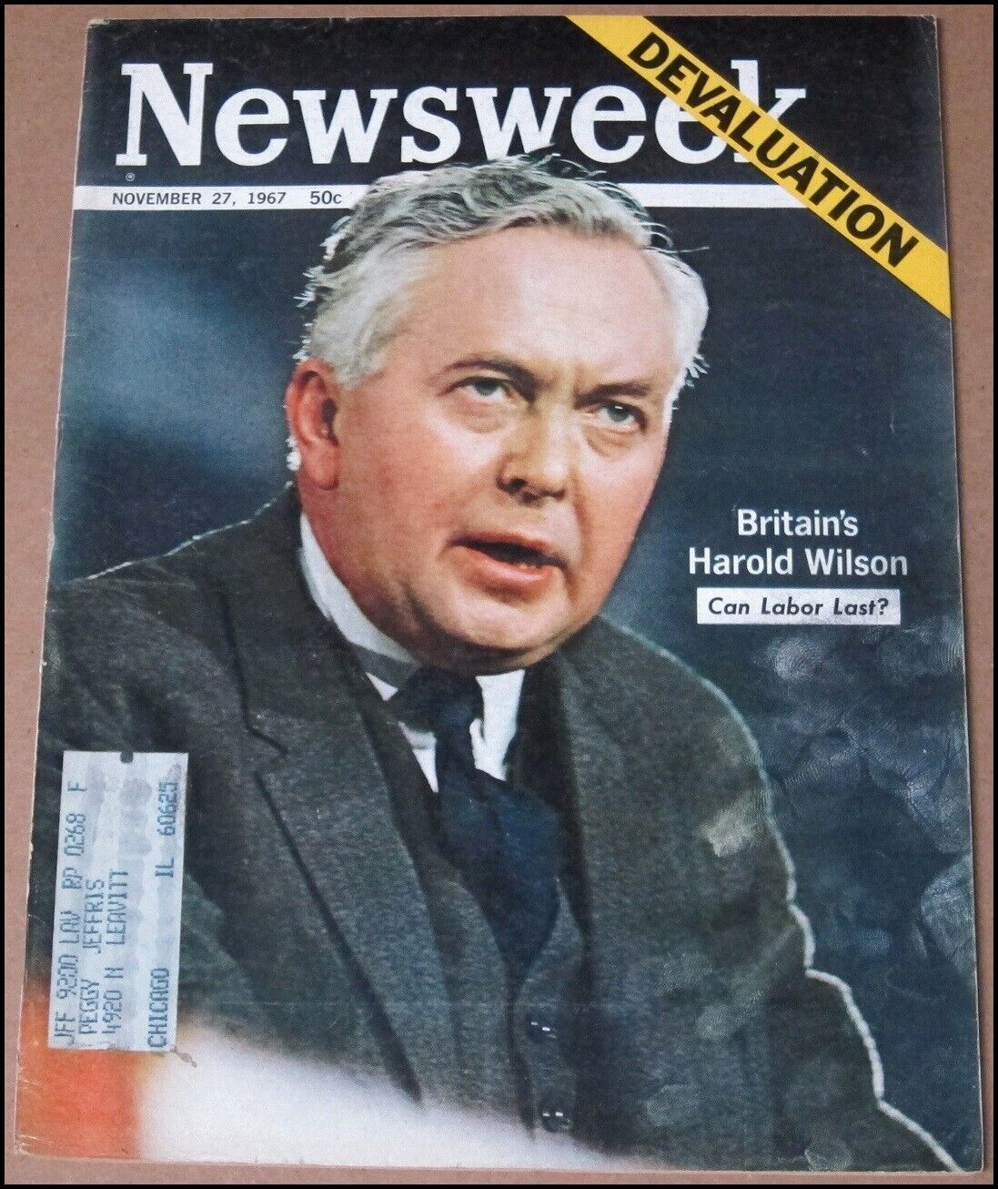 11/27/1967 Newsweek Magazine Harold Wilson UK Lyndon Johnson LBJ O. J. Simpson