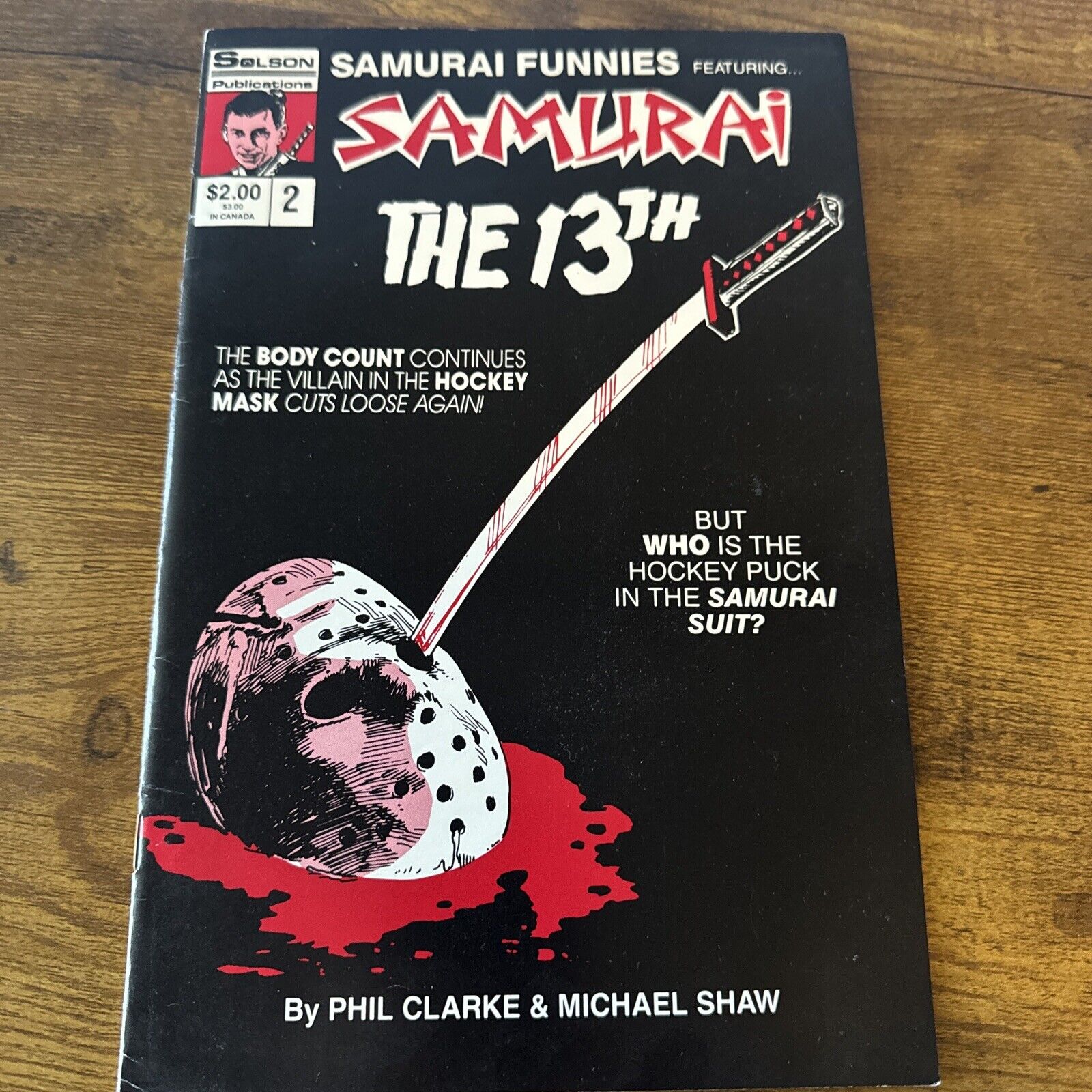 Samurai the 13th #2 First Printing Comic  Friday the 13th Jason Vorhees F/VF