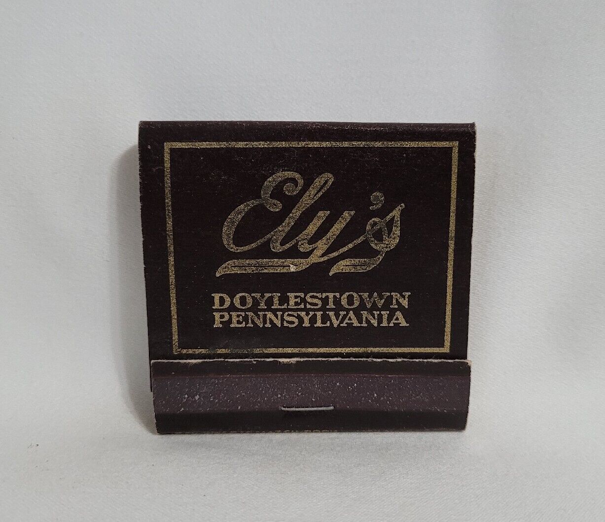 Vintage Ely\'s Clothing Store Matchbook Doylestown Pennsylvania Advertising Full