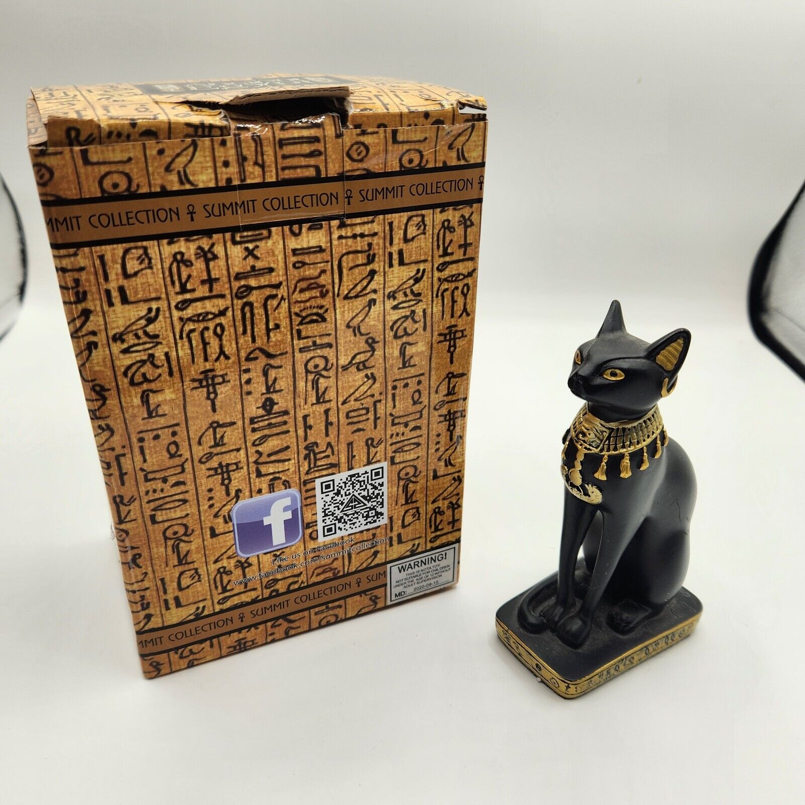 Ancient Egyptian Goddess Cat Bastet Pharaoh Figure 5.5 In. New With Box