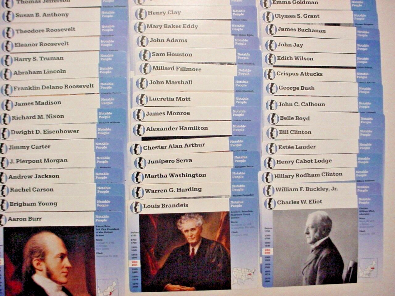 (46) Grolier Story of America cards lot-ex/mt