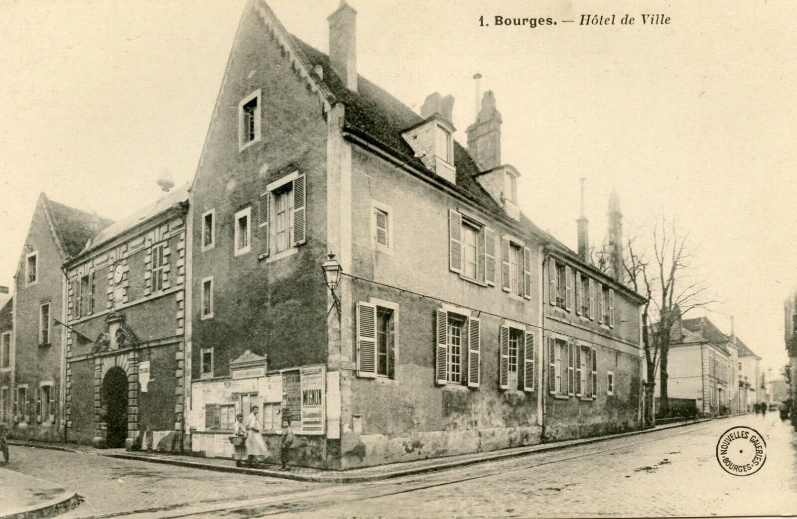 *19188 cpa Bourges - Town Hall