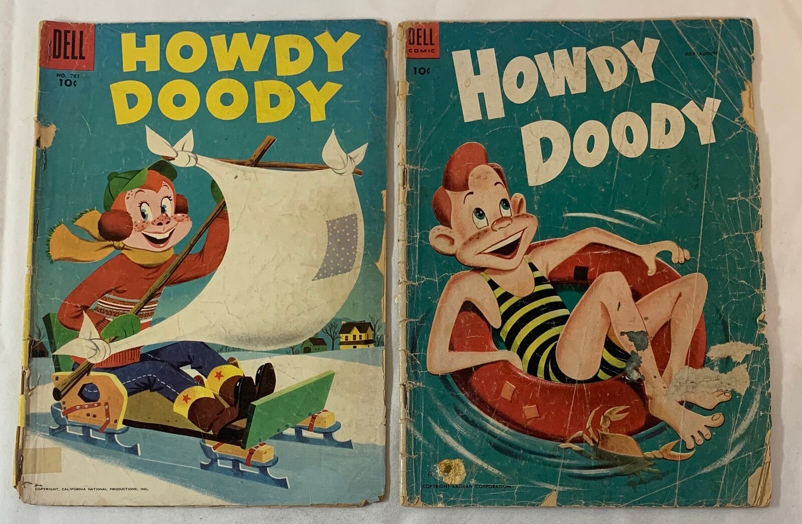 lot of two low grade HOWDY DOODY comics ~ #23 and Four Color #761