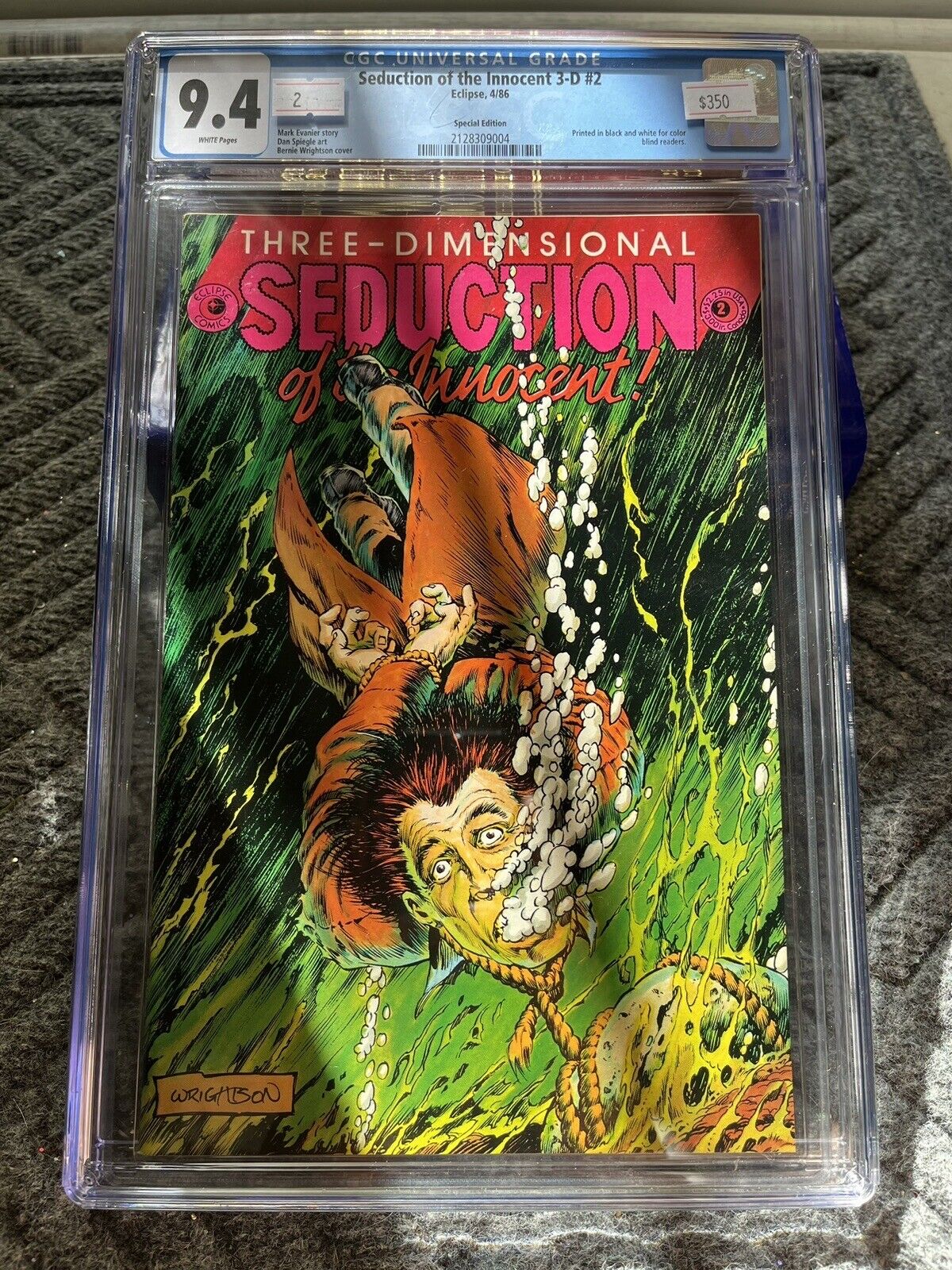 Seduction of the Innocent 3-D Issue 2 Special Edition Only 2 Graded CGC 9.4