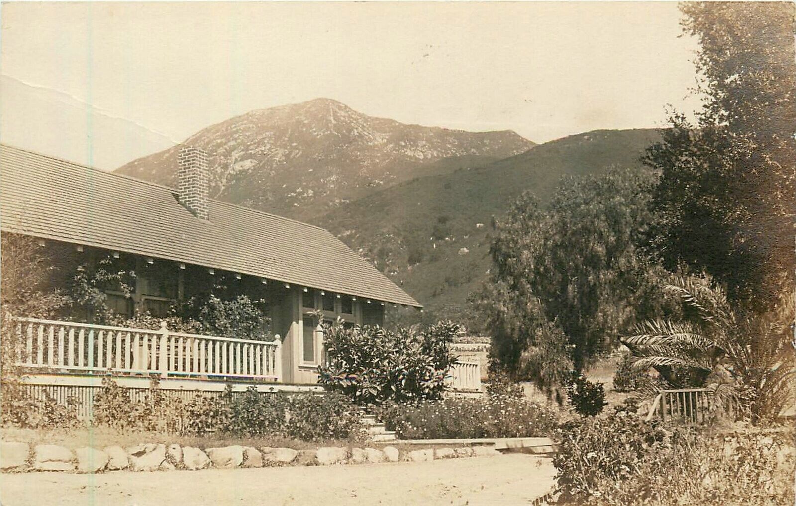 Postcard RPPC C-1910 California Santa Barbara San Ysidro Cottages Reed CA24-4295