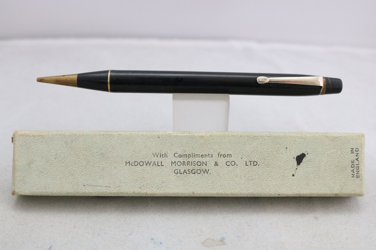 Vintage (c1940) The Twelve Lead Black Mechanical Pencil, 2 Items, UK Seller