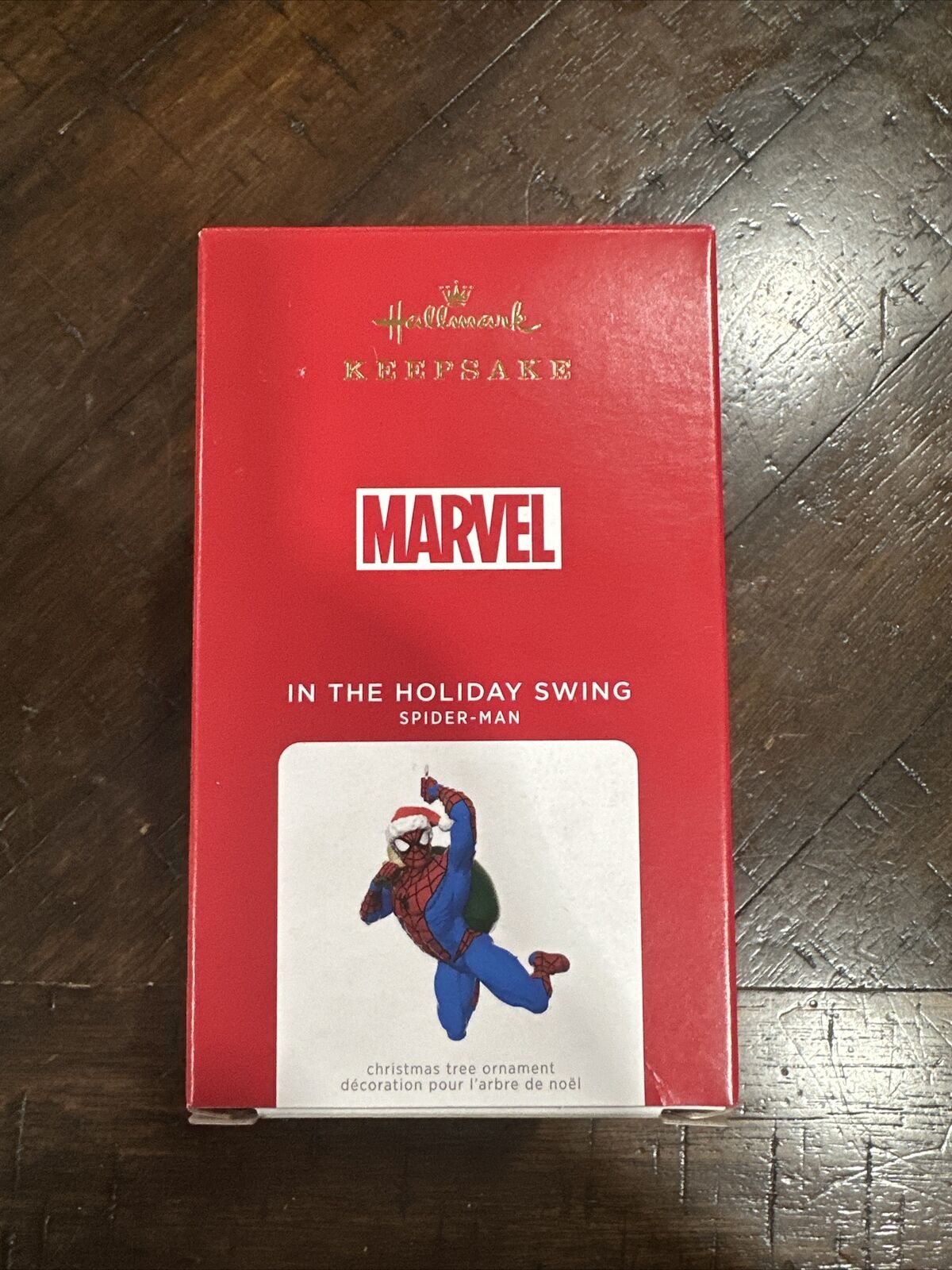 2021 Hallmark Keepsake Ornament Spider-Man In The Holiday Swing Marvel